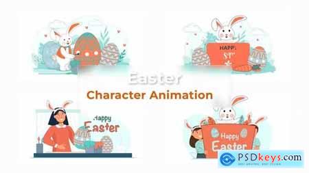 Easter Character Animation Scene Pack 37070049