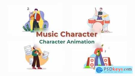 Music Character Animation Scene Pack 37069988