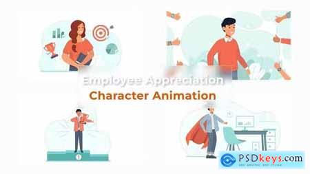 Employee Appreciation Character Animation Scene Pack 37070993