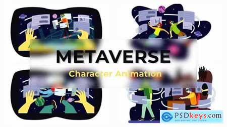 Metaverse Character Animation Scene Pack 37070356