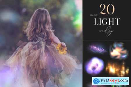 20 Magic Light Overlays, Colorful Light
