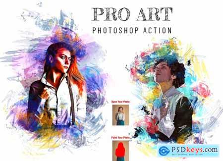 Pro Art Photoshop Action 7116812
