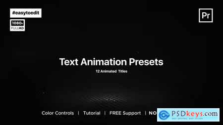 Essential Text Animation Presets 37136473