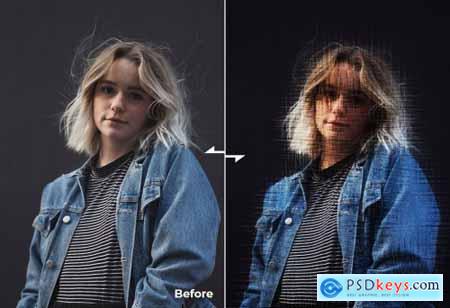 Wave Effect Action For Photoshop 7111275