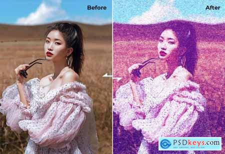 Pixel Paint - Photoshop Action 7111269