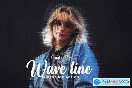 Wave Effect Action For Photoshop 7111275