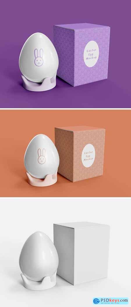 Easter Egg Box Mockup