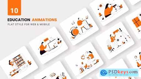 Education School Animations - Flat Concept 37101900