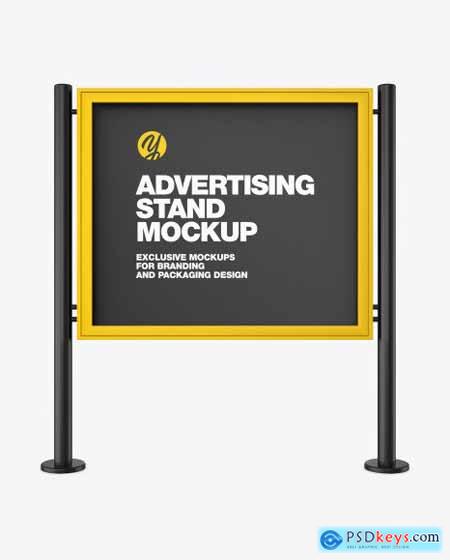 Advertising Board Poster Frame Mockup 95084