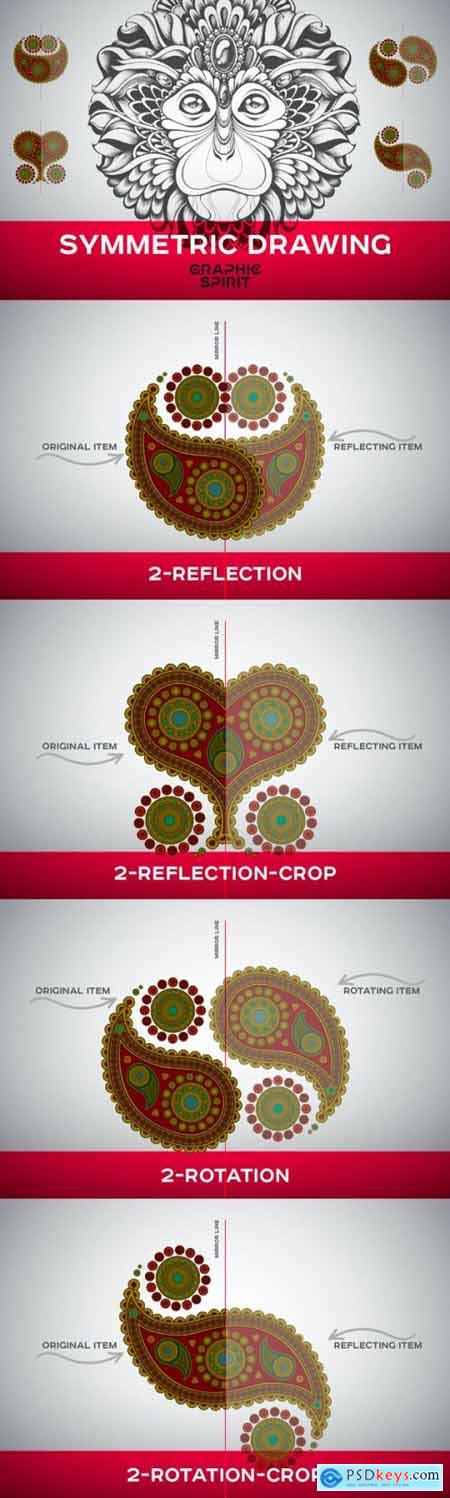 Symmetric Drawing Templates For Adobe Illustrator 31740430