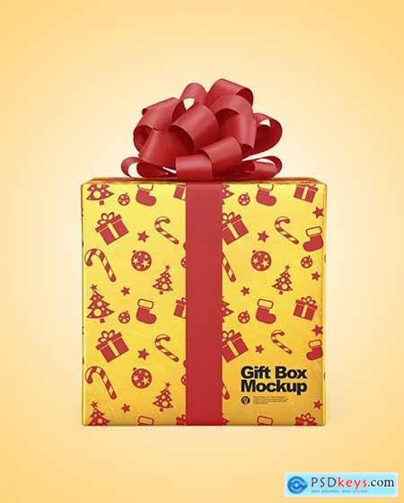 Gift Box Mockup 95091