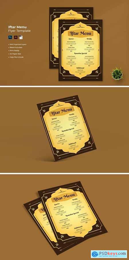 Iftar Menu Flyer Template