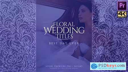 Wedding Titles Floral Pack 37101376