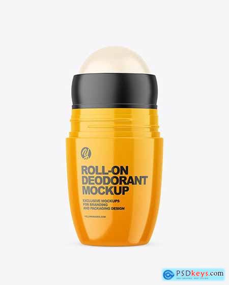Glossy Roll-On Deodorant Mockup 95099