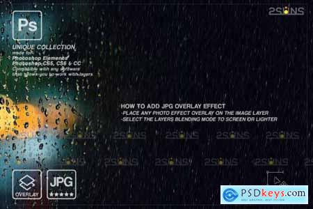 Rain Photoshop Overlays 6964341