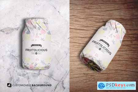 Recycled Paper Packaging Set Mockup 6526057