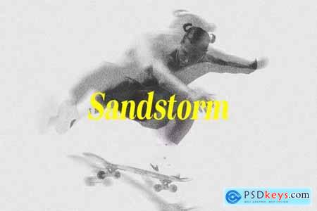 Sandstorm Dust Photo Effect