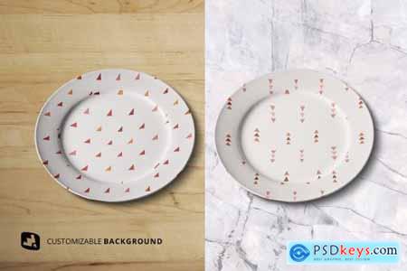 Porcelain Dinner Plate Mockup 5153371