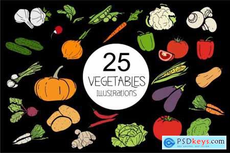 Vegetables 25 types of garden plants 3338263
