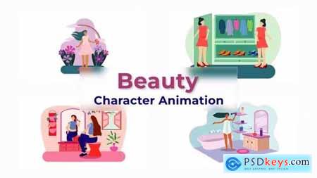 Beauty Character Animation Scene Pack 37163663