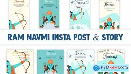 Ram Navmi Social Media Design Pack 37153189