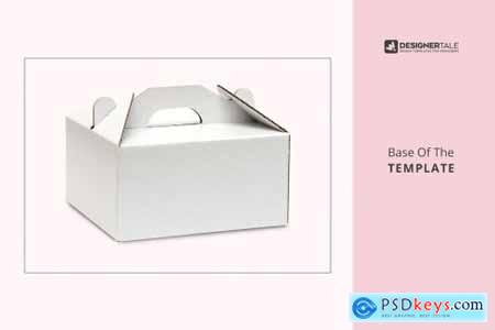 Cake Box Packaging Mockup 5276257