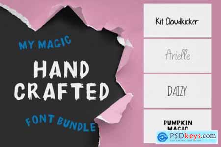 My Magic Hand Crafted Font Bundle