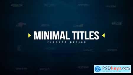 Minimal Titles for FCPX 37189571