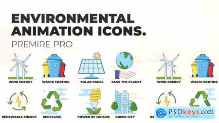 Environmental sustainability Animation Icons (MOGRT) 37186023