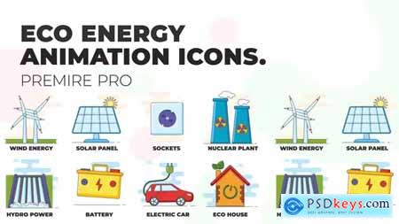 Eco energy Animation Icons (MOGRT) 37185872
