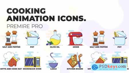 Cooking Animation Icons (MOGRT) 37185851