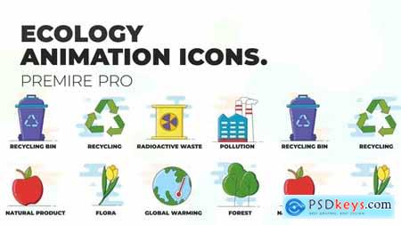 Ecology Animation Icons (MOGRT) 37185887