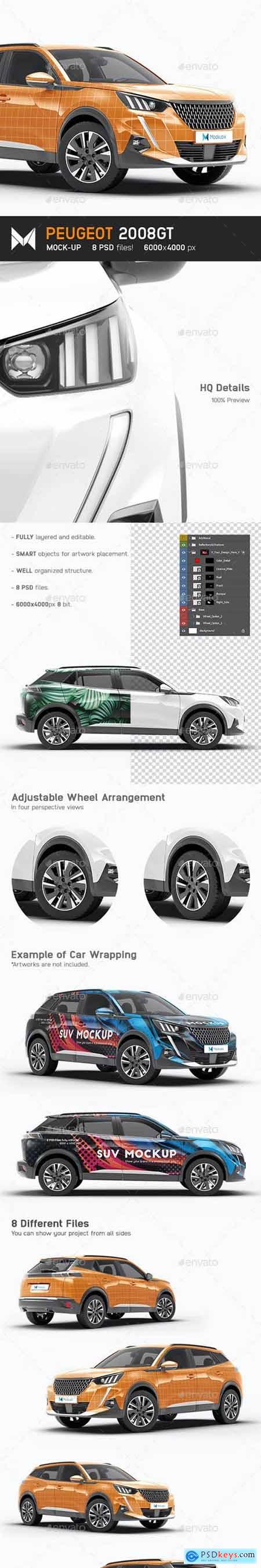 Peugeot 2008GT Crossover Mockup 35635004