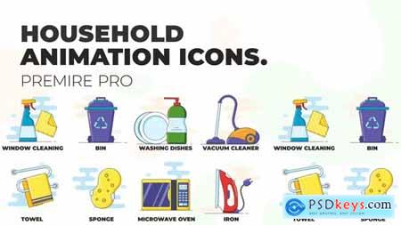 Household Animation Icons (MOGRT) 37186539
