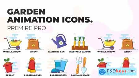 Garden Animation Icons (MOGRT) 37186401