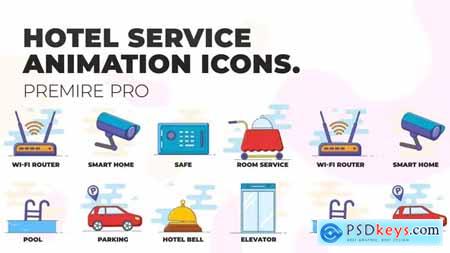 Hotel service Animation Icons (MOGRT) 37186517