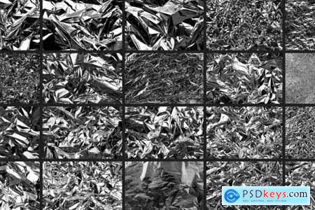 Crumpled Foil Texture Background V2 6157706