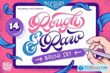 Rough & Raw Procreate Brush Set 3761365