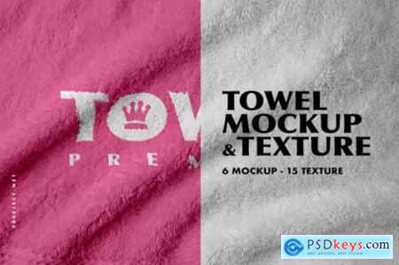 Towel Mockup & Texture Template