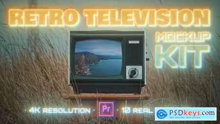 Retro TV Mockup Kit 37302202