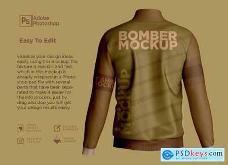 Bomber jacket v1 mockup
