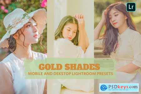 Gold Shades Lightroom Presets Dekstop and Mobile