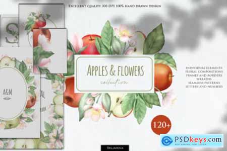 Apples and Flowers Collection