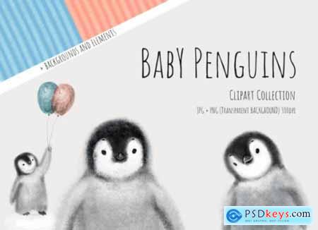 Baby Penguins Clip Art