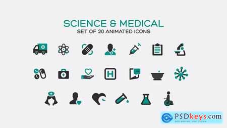 Science and Medical Icons 37321224