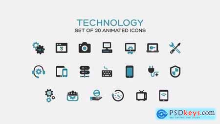 Technology Icons 37321330