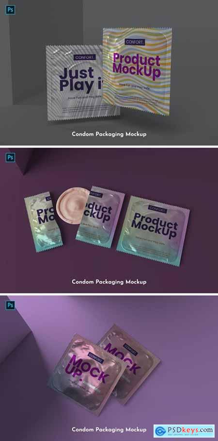Condom Packaging mockup