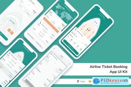Airline Ticket Booking App UI Kit