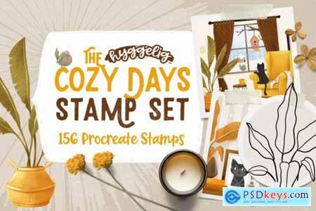 Cozy Days Stamp Set for Procreate 6873745