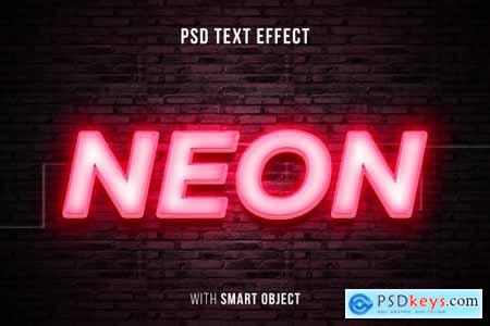 Neon Light Editable Font 7165142